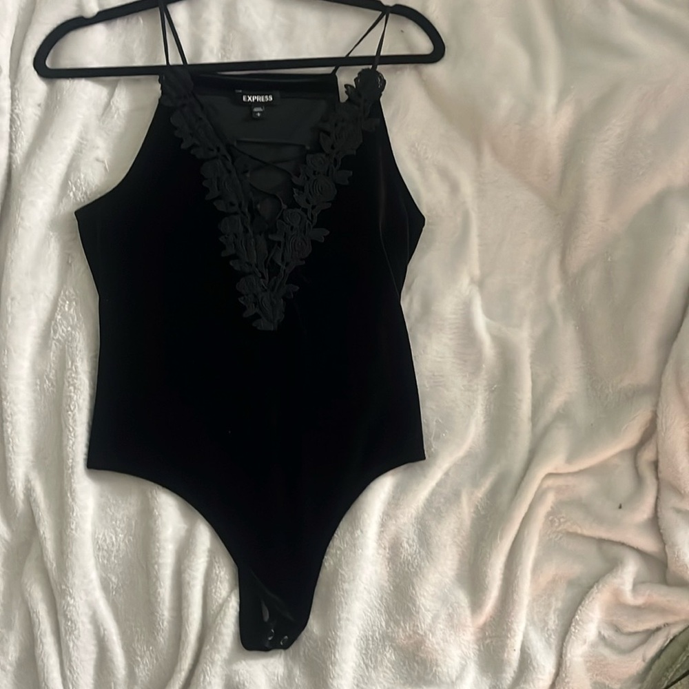 Express Black Bodysuit